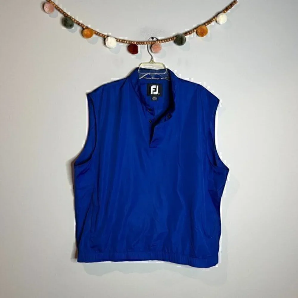 FootJoy blue pullover golf vest